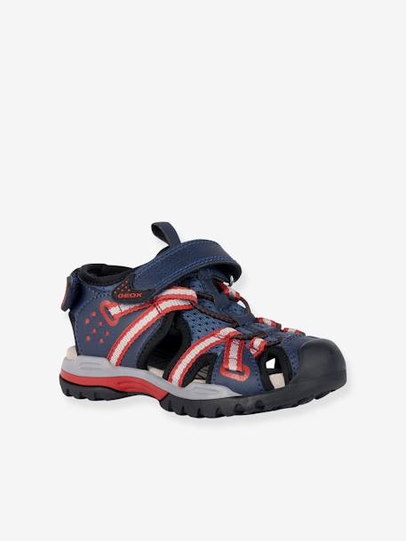 Borealis Boy B Sandals by GEOX® for Children red+royal blue 