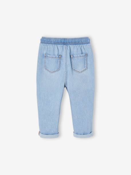 Denim Trousers, Elasticated Waistband, for Babies double stone 