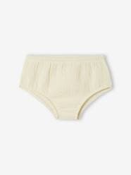 -Cotton Gauze Bloomer Shorts for Babies