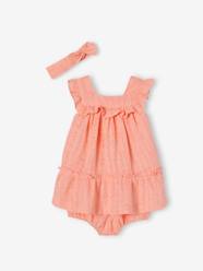 Broderie Anglaise Outfit: Dress, Bloomers & Headband