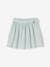 Striped Skirt with Shimmery Thread, in Cotton/Linen, for Girls pale blue 