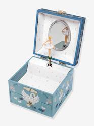 Bedding & Decor-Decoration-Decorative Accessories-Musical Cube Box, Swan Lake - TROUSSELIER