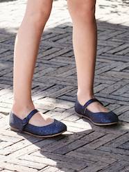 Shoes-Girls Footwear-Glittery Ballerina Pumps for Girls