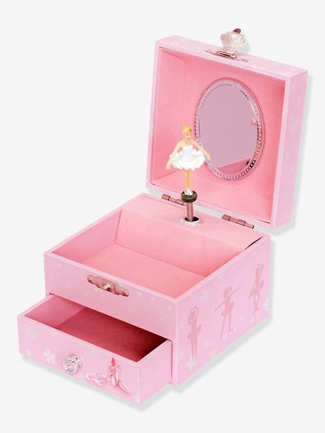 Glow-In-The-Dark Musical Cube Box, Ballerina - TROUSSELIER rose 