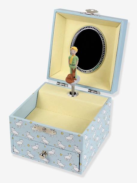 Musical Cube Box, Little Prince & Sheep - TROUSSELIER pale blue 