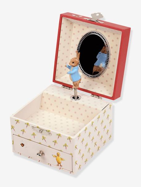 Musical Cube Box, Peter Rabbit - TROUSSELIER printed red 