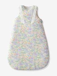 -Sleeveless Baby Sleeping Bag in Cotton Gauze, Countryside