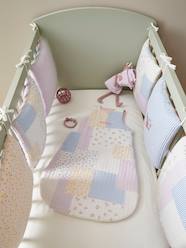 Bedding & Decor-Baby Bedding-Modular Cot/Playpen Bumper in Organic* Cotton Gauze, Cottage
