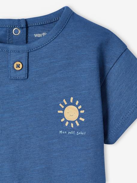 Pack of 2 Sun T-Shirts for Babies royal blue 