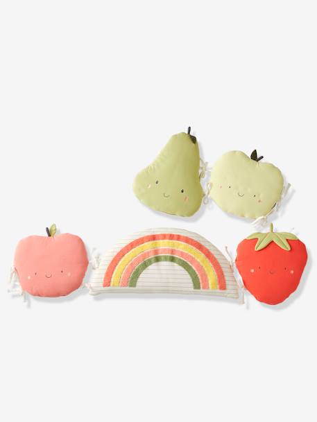 Cot bumper/Playpen Bumper, Apple multicoloured 