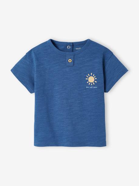 Pack of 2 Sun T-Shirts for Babies royal blue 