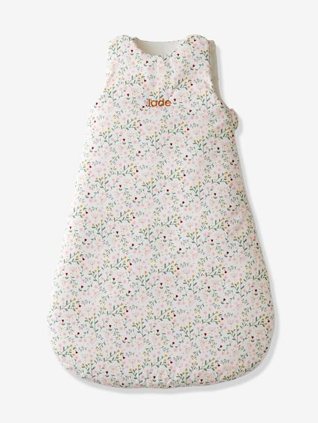 Sleeveless Baby Sleeping Bag, Little Flowers multicoloured 