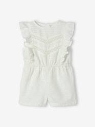 Baby-Dungarees & All-in-ones-Occasion wear Playsuit in Broderie Anglaise for Babies