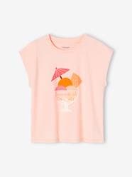 Sleeveless T-Shirt, Summer Motif, for Girls