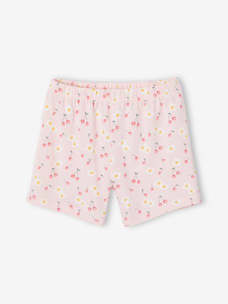 Pack of 2 Basics Pyjamas with Floral Prints for Girls pale yellow 