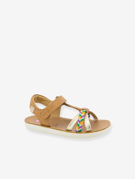 Goa Salome Sandals by SHOO POM® caramel+iridescent copper 