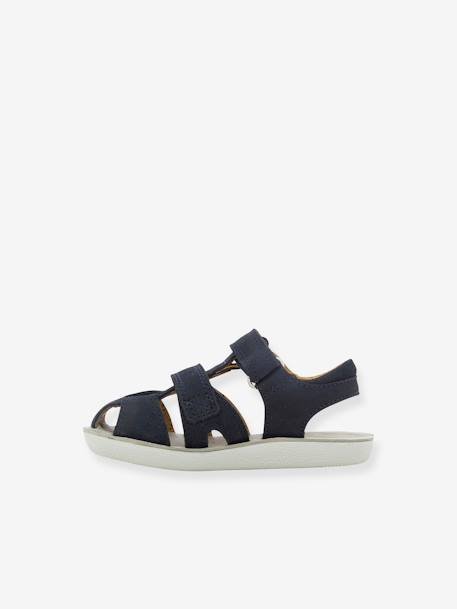 Sandals for Children, Goa Newby SHOO POM® dark brown+navy blue 