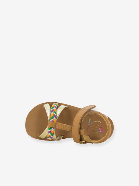 Goa Salome Sandals by SHOO POM® caramel+iridescent copper 