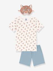 Boys-Nightwear-Leopard Pyjamas & Mask Set, by PETIT BATEAU