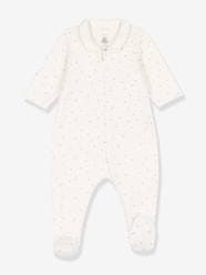 Baby-Pyjamas-Zipped Sleepsuit in Organic Cotton, by PETIT BATEAU