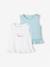 Pack of 2 Tops with Ruffle for Babies sky blue 