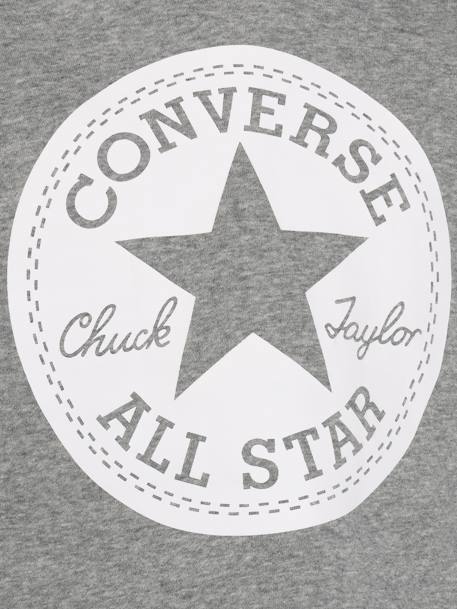 Hooded Sweatshirt, Chuck Patch Cropped Hoodie by CONVERSE grey 