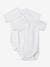 Pack of 2 Short Sleeve Bodysuits for Newborn Babies, by Petit Bateau white 