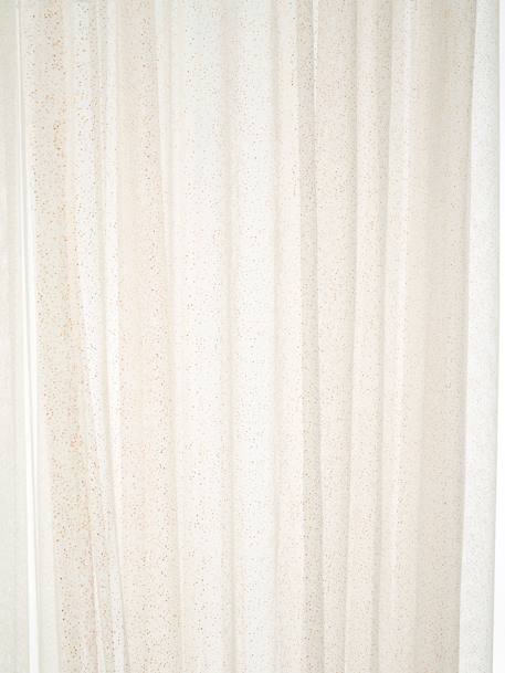 Bed Canopy Set with Glitter Light Pink 