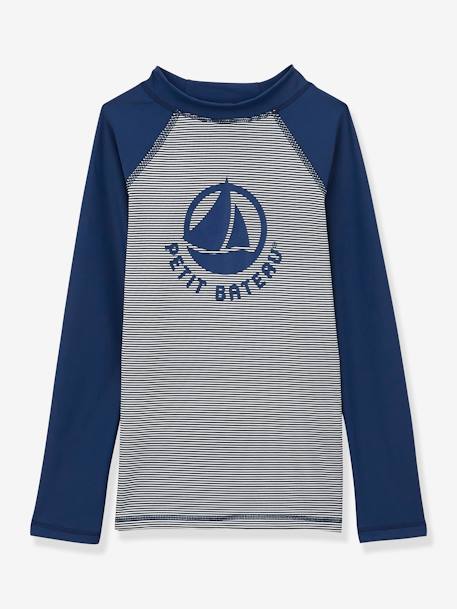 Long Sleeve Top with UV Protection by PETIT BATEAU blue 