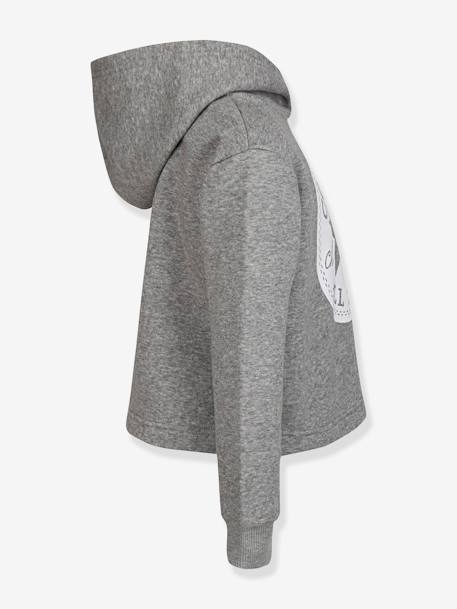 Hooded Sweatshirt, Chuck Patch Cropped Hoodie by CONVERSE grey 