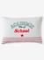 Duvet Cover + Pillowcase Set for Children, Academic WHITE MEDIUM SOLID WITH DESIGN 