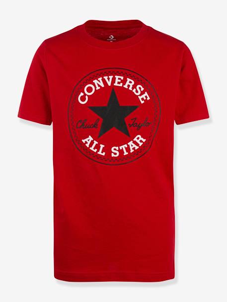 Core Chuck Patch T-Shirt by CONVERSE red+white 