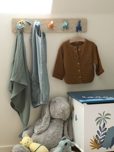 Coat Rack with Pegs, Dinosaurs Multi 