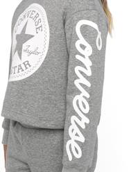 -Hooded Sweatshirt, Chuck Patch Cropped Hoodie by CONVERSE