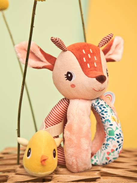 Stella rattle with handles - LILLIPUTIENS rose 