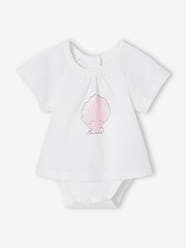Baby-T-shirts & Roll Neck T-Shirts-T-Shirts-Short Sleeve Bodysuit Top for Babies