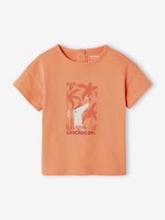 Baby-T-shirts & Roll Neck T-Shirts-Short Sleeve Crocodile T-Shirt for Babies
