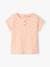 Rib Knit T-Shirt for Babies pale pink 