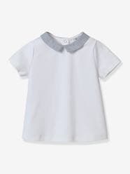 Baby-Blouses & Shirts-Blouse in Organic Cotton for Babies, by CYRILLUS