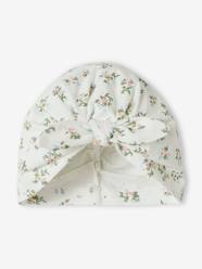 Turban-Shaped Beanie in Printed Knit for Baby Girls