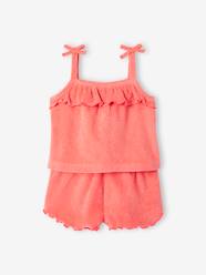 Baby-Outfits-Terry Cloth Combo for Babies: Strappy Top & Shorts