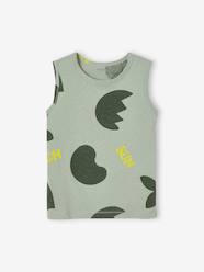 Boys-Tops-Tank Top with Maxi Motifs for Boys