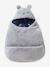 Transformable Baby Nest in Plush Fabric, Bear Beige+ecru+khaki+mouse grey+printed beige+printed pink 