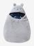 Transformable Baby Nest in Plush Fabric, Bear Beige+ecru+khaki+mouse grey+printed beige+printed pink 