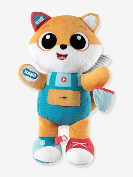 Bilingual Fox Plush Toy - CHICCO orange 