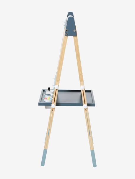 3-in-1 Foldable Board, Adjustable Height  - Wood FSC®100% Certified navy blue+PINK MEDIUM SOLID+Wood/Multi 