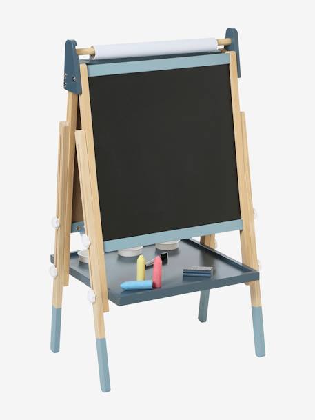 3-in-1 Foldable Board, Adjustable Height  - Wood FSC®100% Certified navy blue+PINK MEDIUM SOLID+Wood/Multi 