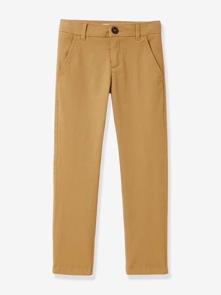 Chino Trousers for Boys, by CYRILLUS beige 