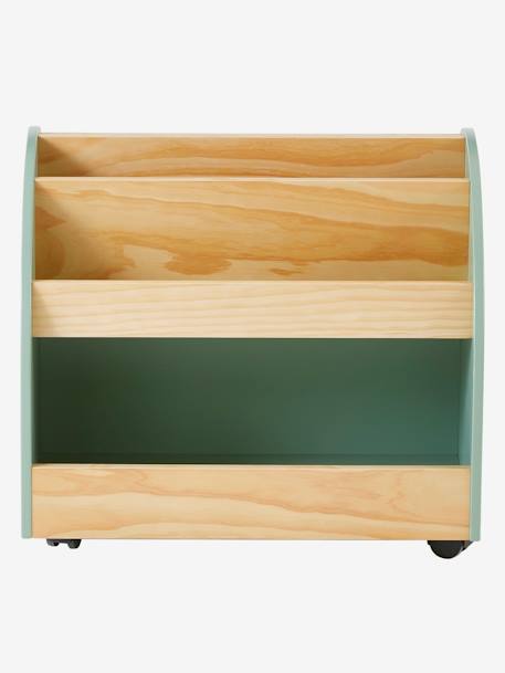 Small Storage Case on Casters, Rainbow sage green 