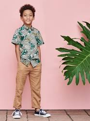 Boys-Trousers-Lightweight Trousers in Cotton/Linen, for Boys